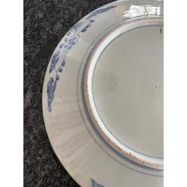 Imari Porcelain Antique Imari Charger Large 15” For Sale - Image 4 of 10