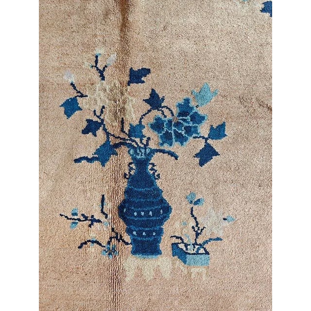 Textile Early 20th Century Chinese Peking Carpet For Sale - Image 7 of 8