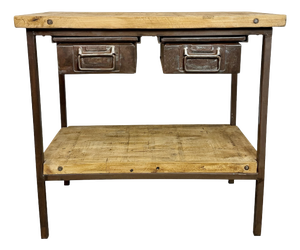 Vintage Industrial Worktable, 1960s