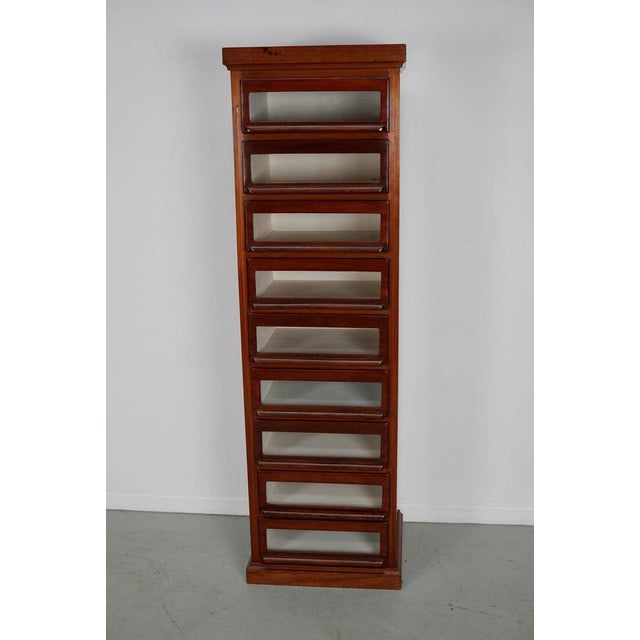 Vintage Dutch Hardwood Haberdashery Shop Cabinet, 1930s For Sale - Image 17 of 18