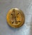 1930s-40s gold tone/black asian style geisha brooch. Excellent condition.