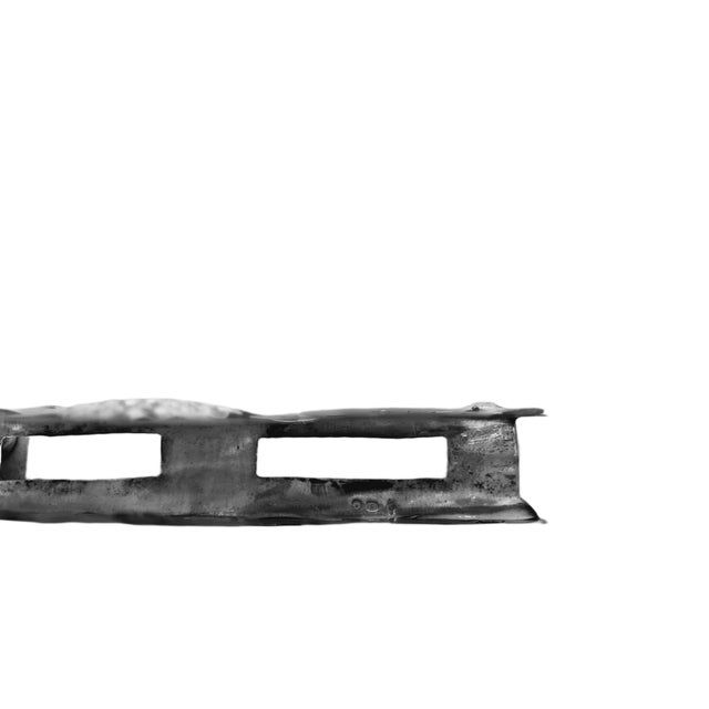 Postmodern Art Deco Silver Napkin Holder, Poland, 1960s For Sale - Image 3 of 18