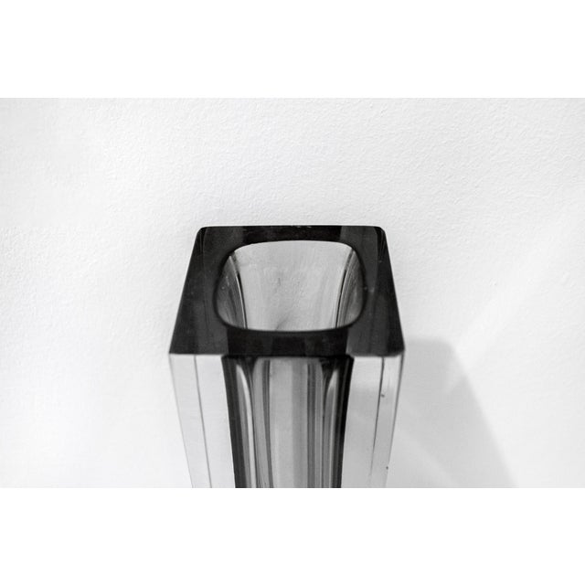 Sommerso Vases in Murano Glass by Flavio Poli, 1970s, Set of 4 For Sale - Image 4 of 9