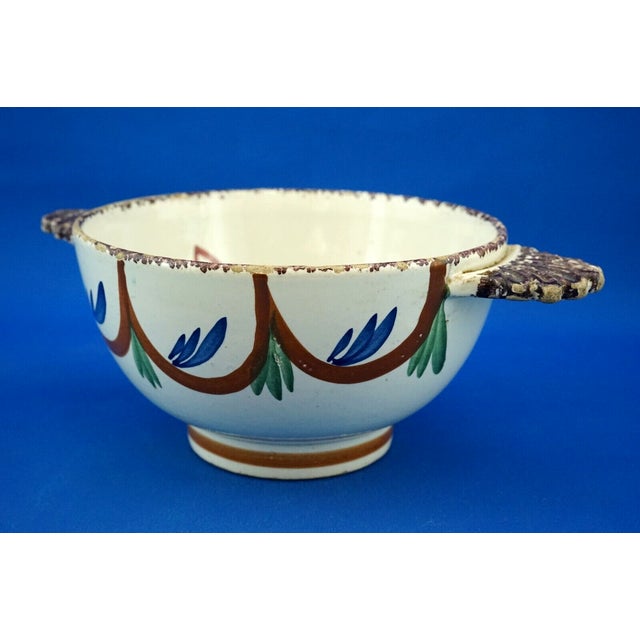 Antique Enamelled Ceramic Bowl from Henriot Quimper HB, France, 19th Century For Sale - Image 5 of 18