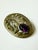 1900 - 1909 Antique Art Nouveau Sash Pin With Purple Stone C. 1900 For Sale - Image 5 of 5