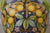 Majolica Large Italian Lemon & Leaf Vase W. Handles For Sale - Image 12 of 13