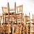 Vintage French Farmhouse Dark Oak Dining Chair, 1940s For Sale - Image 6 of 13