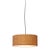 Stretch Swag Lamp, Burlap Shade, Weathered Brass, for Living Room or Bedroom For Sale