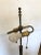 Contemporary Antique French Vintage Directoire Steel Floor Lamp With Feather Shade For Sale - Image 3 of 10
