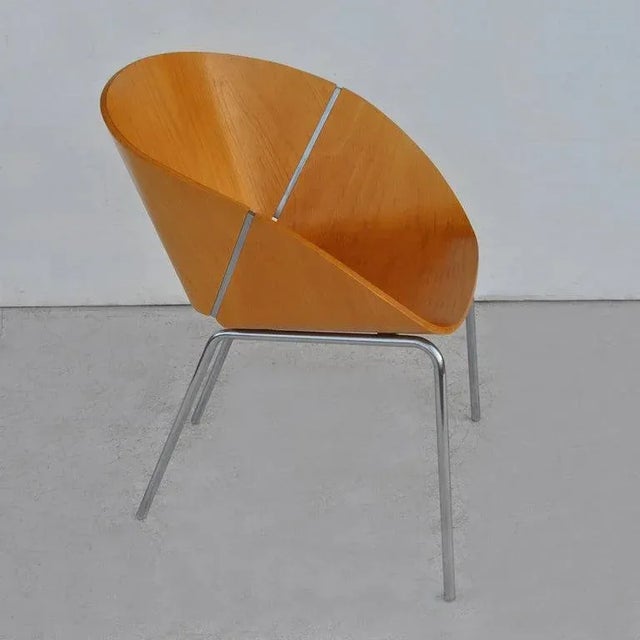Wood 1 Wolfgang Mezger for Davis Furniture Lipse Side Chair For Sale - Image 7 of 12
