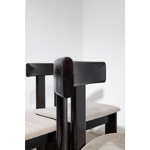 Black Vintage Dining Chairs by Luigi Vaghi for Former, 1960s, Set of 6 For Sale - Image 8 of 18