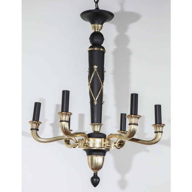 French Regency Revival Style Chandelier For Sale - Image 10 of 10
