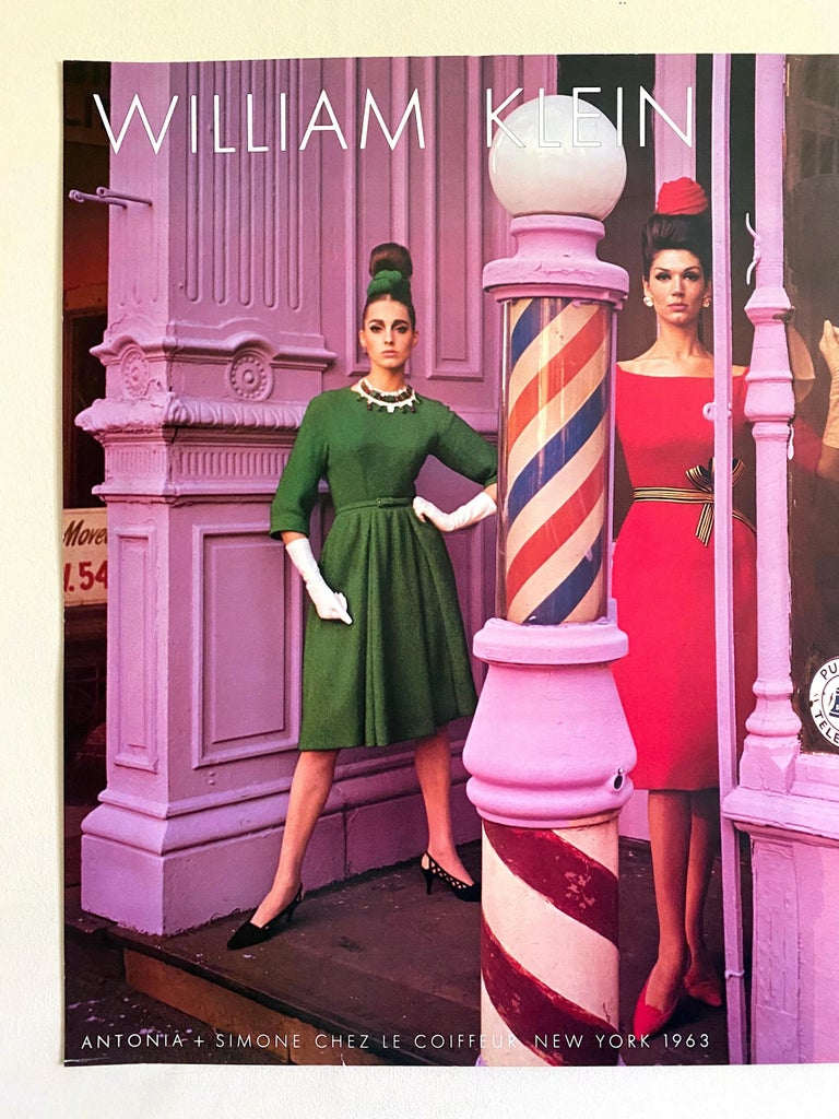 William Klein Vintage 1980 Lithograph Photo Print French Poster