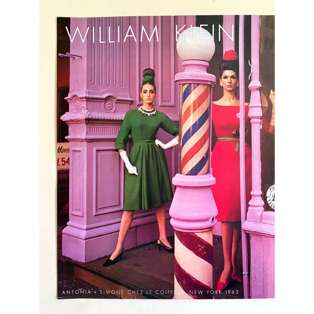 Antonia+Simone Chez Le ウィリアム クライン ポスター William Klein Vintage 1980 Lithograph Photo Print French