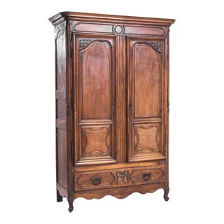 1780s French Provincial Armoire For Sale