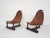 Set of Saddle Leather Lounge Chairs, Brazil, 1960s For Sale - Image 4 of 18