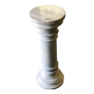 White Carera Marble Column For Sale