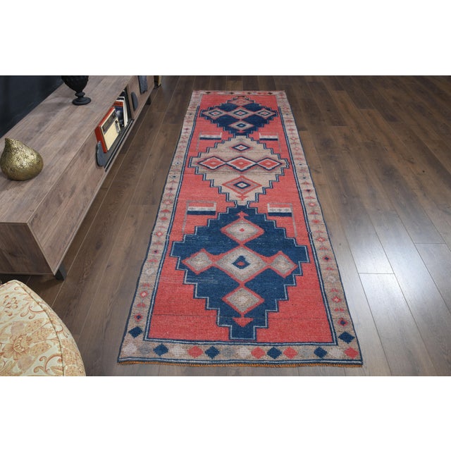 1970s Turkish Oushak Handmade Wool Cotton Pink Area Rug For Sale - Image 4 of 11