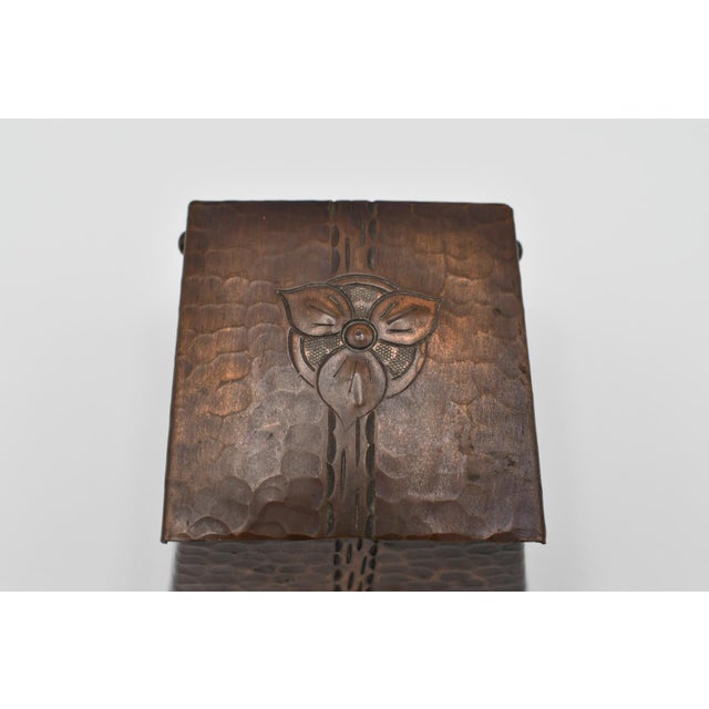 Craftsman Studios Copper Inkwell C. 1920s For Sale In Wichita - Image 6 of 12