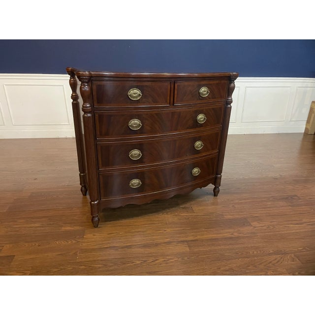 2020s Leighton Hall Showroom Sample - Large Traditional Mahogany Chest of Drawers For Sale - Image 5 of 9