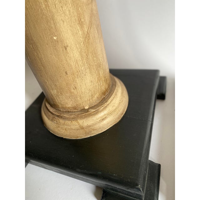 Wood Pair of Tall Vintage Columns For Sale - Image 7 of 8