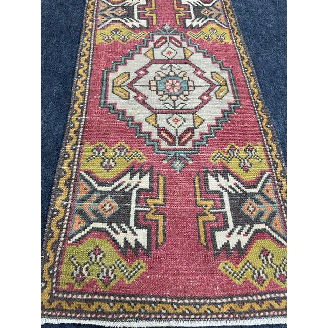 Contemporary Turkish Yastik Rug 1'7" x 3'4" For Sale - Image 3 of 5