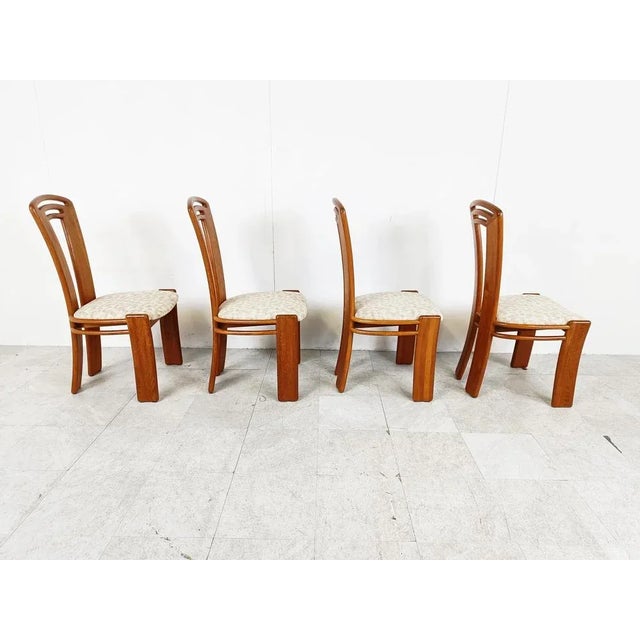1960s Vintage Scandinavian Dining Chairs, 1960s, Set of 4, Set of 4 For Sale - Image 5 of 9