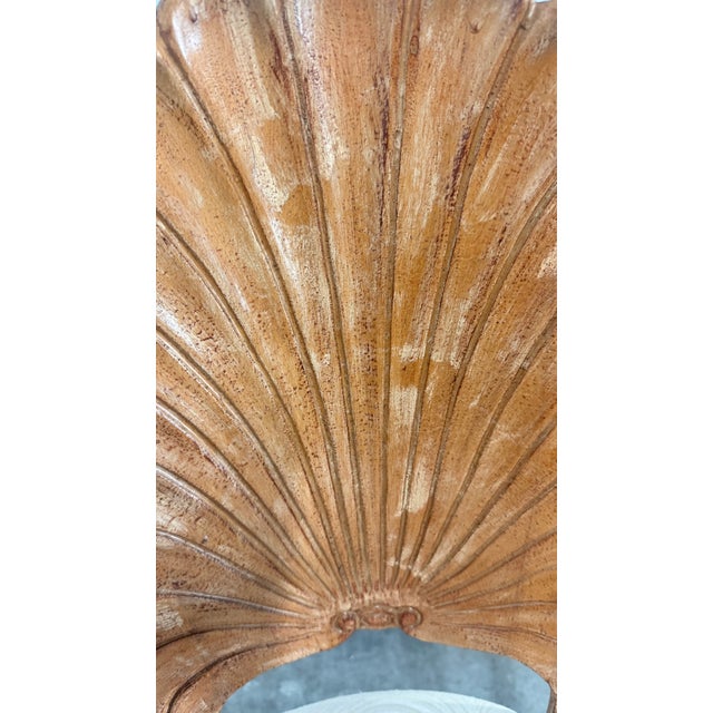 Vintage Italian Hollywood Regency Venetian Grotto Style Shell Back Dining Chairs - Set of 8 For Sale - Image 16 of 16