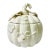 Vintage Americana Boho Chic Hollywood Regency Blanc De Chin Pumpkin Box, Halloween & Thanksgiving For Sale