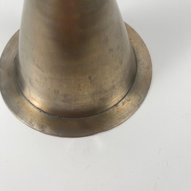 Vintage Bell and Hourglass-Shaped Candlestick, 1970s, Set of 2 For Sale - Image 12 of 14