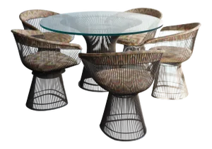 1960s Knoll Platner Mid-Century Modern Dining Set - 6 Pieces