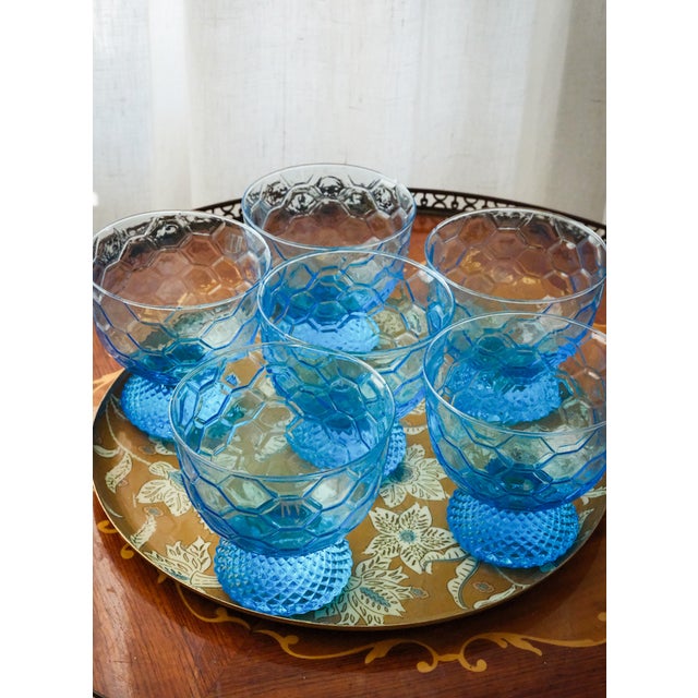 Glass Dessert Cups by Mariana Iskra for Ribes Studio, Set of 6 For Sale - Image 7 of 8