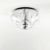 Peill & Putzler XL Space Age Mid-Century Glass Ceiling Light/Flush Mount Wave/Futura Model by Koch & Lowy for Peill & Putzler, Germany, 1970s For Sale - Image 4 of 12