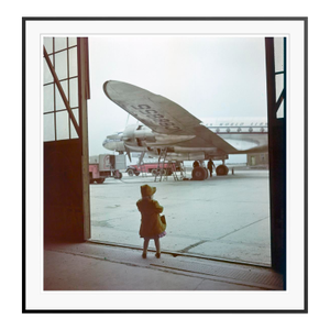 Toni Frissell 'Young Traveller' Archival Pigment Print Framed in Black