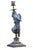 Metal Blue and White Porcelain Parrot Candle Holder With Bronze Ormolu Left and Right Drama For Sale - Image 7 of 8