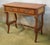 20th English Georgian Oak Two Drawers Lowboy or Desk With Lyre Legs For Sale - Image 10 of 10