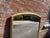 Large Antique English Shaped Top Gilt Overmantle Mirror, 19th Century For Sale - Image 3 of 7