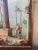 Italian Capriccio Landscape Painting in Shaped Gilt Frame For Sale - Image 4 of 9