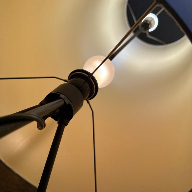 Cylindrical Drum Floor Lamp For Sale - Image 9 of 12