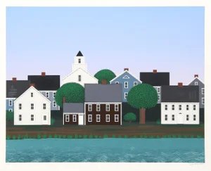 Homage to Thoreau, Ted Jeremenko Screen Print