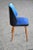 Mid-Century Modern Vintage Danish Modern Blue Accent Chair For Sale - Image 3 of 8