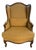 1980s Old English-Style Wing Backed Arm Chair For Sale