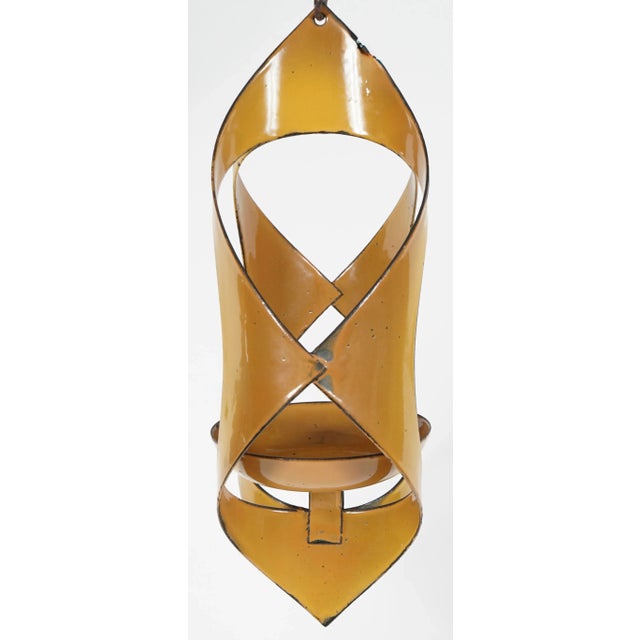 Metal Vintage Hanova of Pasadena Hanging Candle Holders- Set of 3 For Sale - Image 7 of 9