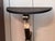 Industrial Steel and Marble Wall Console With Scrolled Bracket For Sale - Image 3 of 7