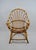 Mid-Century Modern French Rattan Peacock Lounge Chair, 1970 For Sale - Image 6 of 13