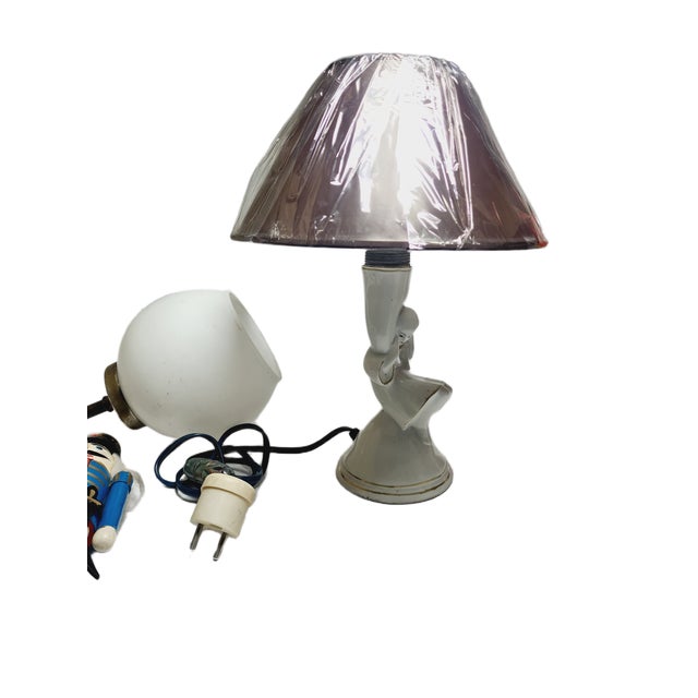 Art Deco Style Bedside Lamp, Belgium, 1950s For Sale - Image 13 of 18