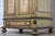 White Habersham Style Hand Painted Armoire Tv Unit For Sale - Image 8 of 16