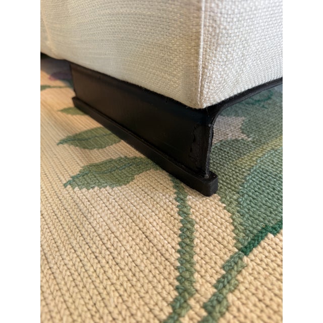 Linen Camerich Linen Sectional For Sale - Image 8 of 12