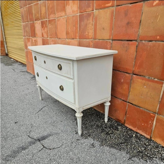 Chest of Drawers Swedish Gustavian Style 2 Drawer For Sale - Image 12 of 12