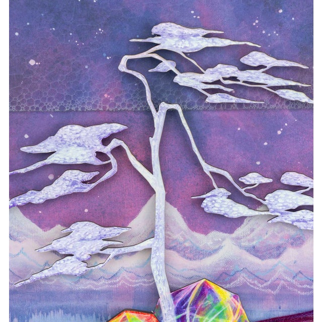 Contemporary Huang Yuxing "Winter Solstice" Mixed Media, 2021 For Sale - Image 3 of 16